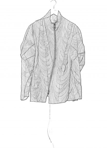 LEON EMANUEL BLANCK DIS M SJ 02 Men Distortion Strait Jacket Herren Leder Jacke mink leather black hide m 2