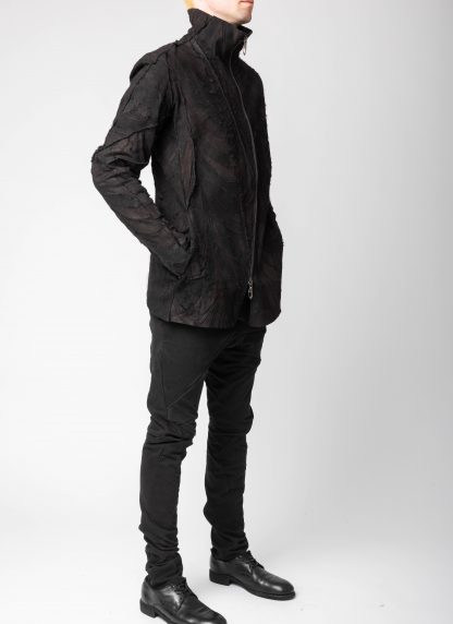 LEON EMANUEL BLANCK DIS M SJ 02 Men Distortion Strait Jacket Herren Leder Jacke mink leather black hide m 6