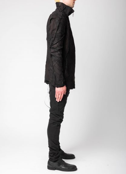 LEON EMANUEL BLANCK DIS M SJ 02 Men Distortion Strait Jacket Herren Leder Jacke mink leather black hide m 7