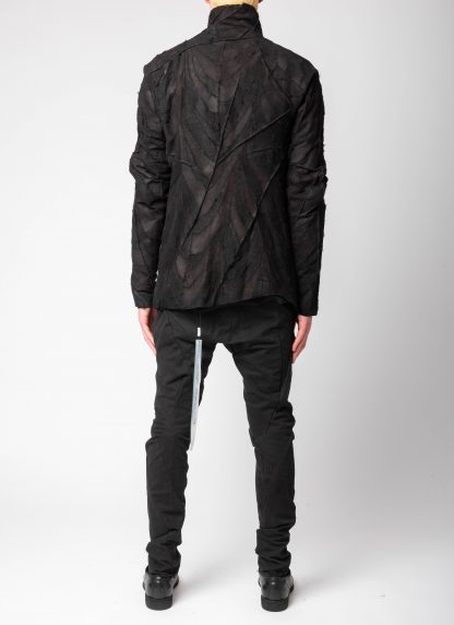 LEON EMANUEL BLANCK DIS M SJ 02 Men Distortion Strait Jacket Herren Leder Jacke mink leather black hide m 8