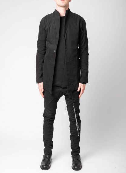 LEON EMANUEL BLANCK FP M PSB 01 Men Forced Perspective Blazer Jacket Herren Jacke cotton ea black hide m 3