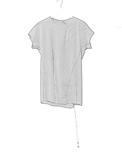 LEON EMANUEL BLANCK LEB DIS M CST 01 Men Distortion Cap Sleeve TShirt cotton linen ea hide m 2