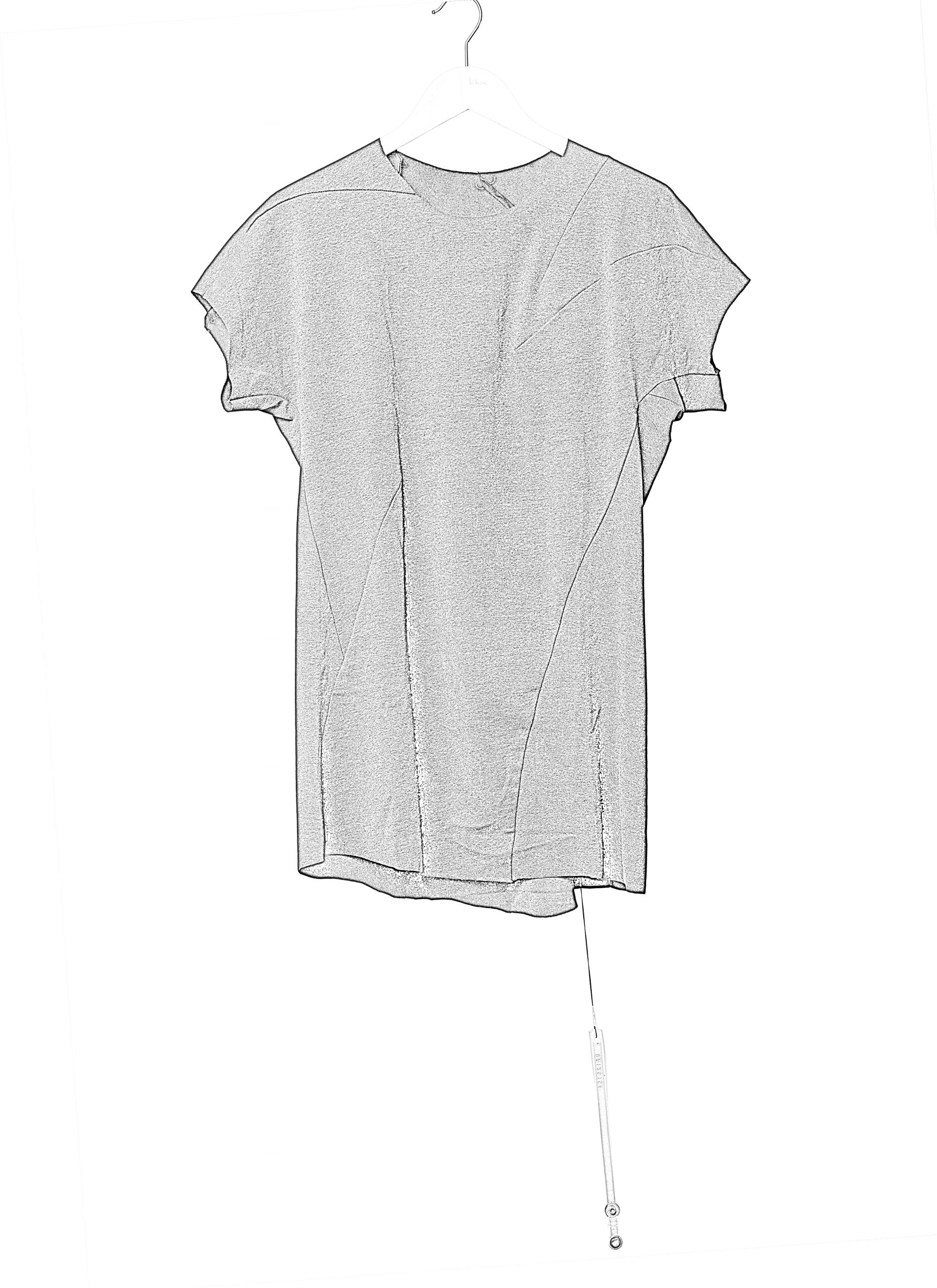 LEON EMANUEL BLANCK LEB DIS M CST 01 Men Distortion Cap Sleeve TShirt cotton linen ea hide m 2