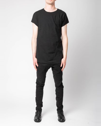 LEON EMANUEL BLANCK LEB DIS M CST 01 Men Distortion Cap Sleeve TShirt cotton linen ea hide m 3