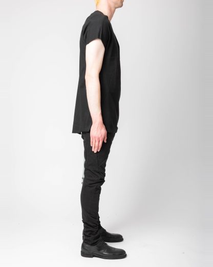 LEON EMANUEL BLANCK LEB DIS M CST 01 Men Distortion Cap Sleeve TShirt cotton linen ea hide m 4