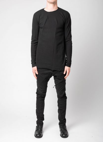 LEON EMANUEL BLANCK LEB DIS M LT 01 Men Distortion Long Sleeve TShirt cotton linen ea hide m 3