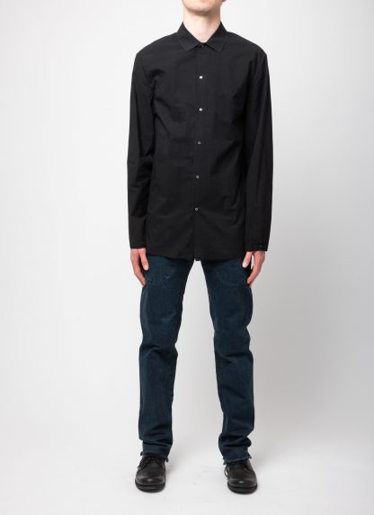 MA+ Maurizio Amadei H241 CL3 Men Straight Medium Fit Shirt Herren Hemd cotton black hide m 3