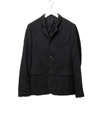 POEME BOHEMIEN GI 12 T 507 99 Men Deconstructed Jacket Herren Jacke Blazer virgin wool black hide m 1