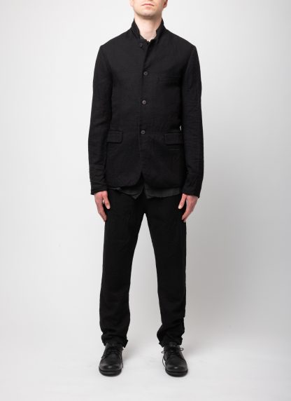 POEME BOHEMIEN GI 12 T 507 99 Men Deconstructed Jacket Herren Jacke Blazer virgin wool black hide m 5