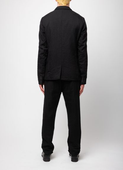 POEME BOHEMIEN GI 12 T 507 99 Men Deconstructed Jacket Herren Jacke Blazer virgin wool black hide m 8