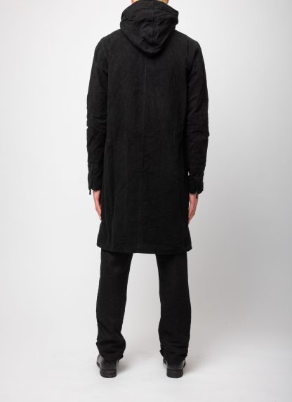 POEME BOHEMIEN PA 12 T 512 99 Men Long Zipped Parka Herren Jacke Coat Jacket Mantel cotton black hide m 9