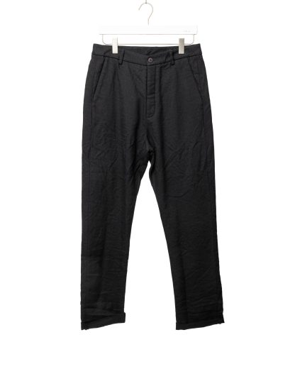 POEME BOHEMIEN PT 42 T 507 99 Men Regular Fit Pants Herren Hose Trousers virgin wool black hide m 1