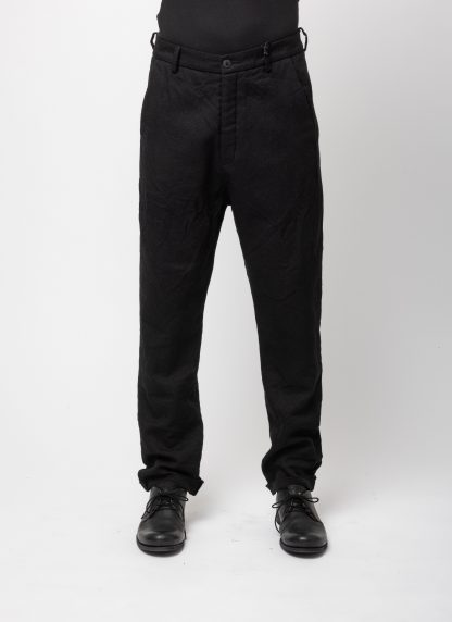 POEME BOHEMIEN PT 42 T 507 99 Men Regular Fit Pants Herren Hose Trousers virgin wool black hide m 3