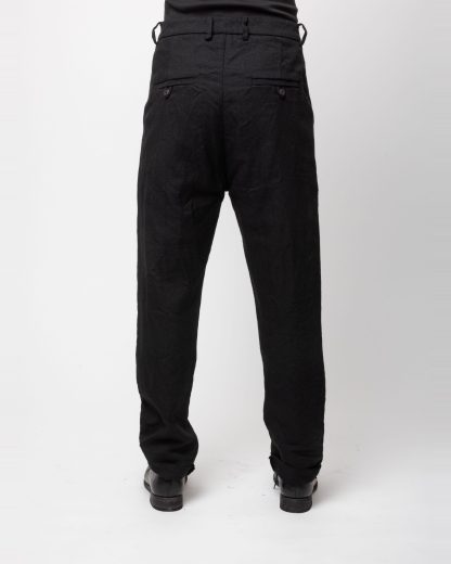 POEME BOHEMIEN PT 42 T 507 99 Men Regular Fit Pants Herren Hose Trousers virgin wool black hide m 5