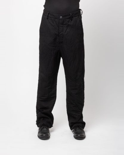 POEME BOHEMIEN PT 44 T 507 99 Men Large Fit Pants Herren Hose Trousers virgin wool black hide m 3