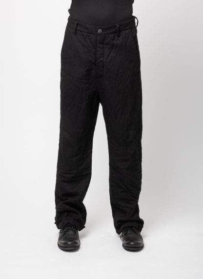 POEME BOHEMIEN PT 44 T 507 99 Men Large Fit Pants Herren Hose Trousers virgin wool black hide m 3