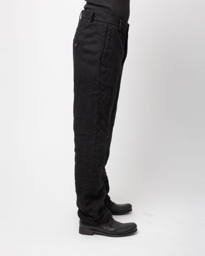 POEME BOHEMIEN PT 44 T 507 99 Men Large Fit Pants Herren Hose Trousers virgin wool black hide m 4