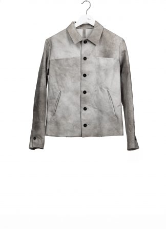 MA+ Maurizio Amadei macross J250 SY10 Men Trucker Jacket Herren Leder Jacke washed cow leather carbon hide m 1