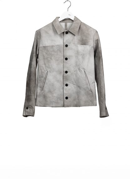 MA+ Maurizio Amadei macross J250 SY10 Men Trucker Jacket Herren Leder Jacke washed cow leather carbon hide m 1