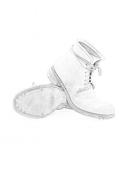 LAYER 0 2.5 H14 HGW Men Lace Up Boot Herren Shoe Stiefel Limited Hand Made Goodyear horse shell cordovan rev leather exclusive dirty white hide m 2