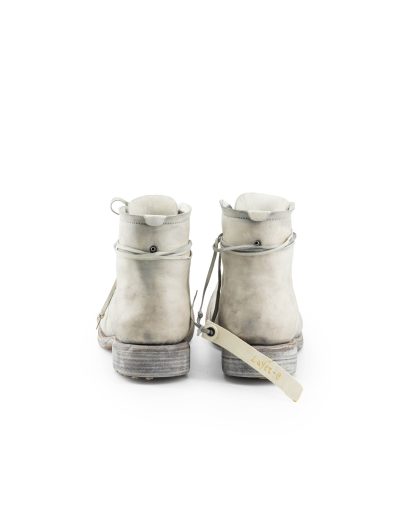 LAYER 0 2.5 H14 HGW Men Lace Up Boot Herren Shoe Stiefel Limited Hand Made Goodyear horse shell cordovan rev leather exclusive dirty white hide m 8