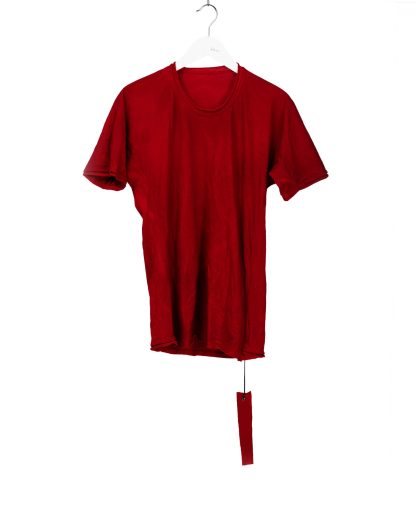 LAYER 0 T Shirt 75 men short sleeve tee herren tshirt cotton dirty red hide m 1