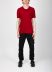 LAYER 0 T Shirt 75 men short sleeve tee herren tshirt cotton dirty red hide m 3