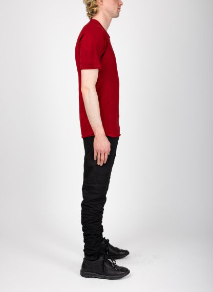 LAYER 0 T Shirt 75 men short sleeve tee herren tshirt cotton dirty red hide m 4