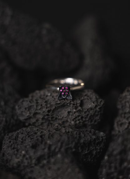 ROSA MARIA CARYS S ST ST DIX RU Ring Jewellery Jewelry Schmuck 925 Sterling Silver Rubies hide m 1