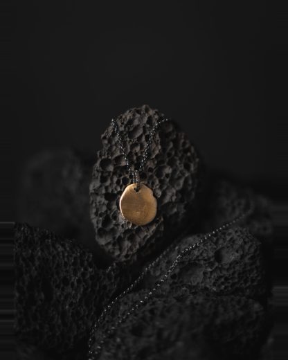 ROSA MARIA PE BERYTUS 1 GY DIV51 ST DIA IG Necklace Jewellery Jewelry Schmuck 925 Sterling Silver 18k Yellow Gold Icy Grey Diamonds hide m 2