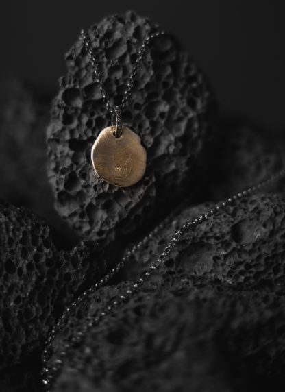 ROSA MARIA PE BERYTUS 1 GY DIV51 ST DIA IG Necklace Jewellery Jewelry Schmuck 925 Sterling Silver 18k Yellow Gold Icy Grey Diamonds hide m 3