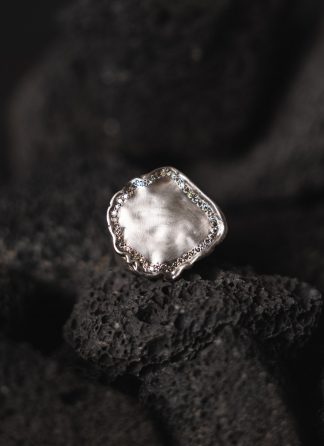 ROSA MARIA TIMOR S ST DIX CO Ring Jewellery Jewelry Schmuck 925 Sterling Silver Cognac Diamonds hide m 1