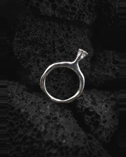 ROSA MARIA YAMA R H DIX BRN Ring Jewellery Jewelry Schmuck Sterling Silver Brown Diamond hide m 2