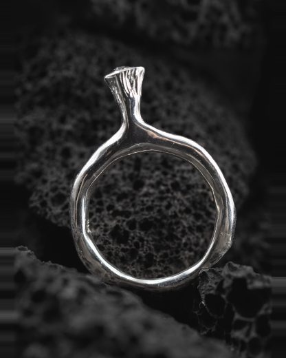 ROSA MARIA YAMA R H DIX BRN Ring Jewellery Jewelry Schmuck Sterling Silver Brown Diamond hide m 4
