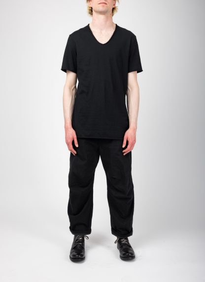 FORME D’EXPRESSION HJ010 S736 Men ZZ V Neck T Shirt Herren Tee Tshirt cotton black hide m 3