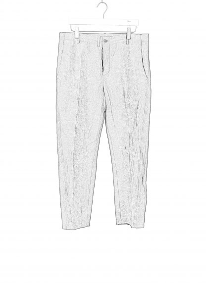 FORME D’EXPRESSION HP022 441G Men Oblique Lounge Pants Trousers Herren Hose linen cotton grey hide m 2