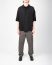 FORME D’EXPRESSION HS016 GBMB Men Camp Shirt With Crescent Pocket Herren Hemd linen black hide m 3