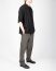 FORME D’EXPRESSION HS016 GBMB Men Camp Shirt With Crescent Pocket Herren Hemd linen black hide m 5