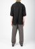 FORME D’EXPRESSION HS016 GBMB Men Camp Shirt With Crescent Pocket Herren Hemd linen black hide m 7