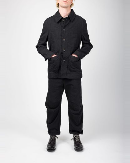 FORME D’EXPRESSION UG070 F02B Men Work Jacket Herren Jacke cotton black hide m 5