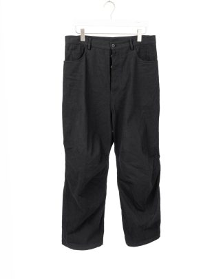 FORME D’EXPRESSION UP041 F02B Men Baggy 5 Pocket Pants Trousers Herren Hose cotton black hide m 1