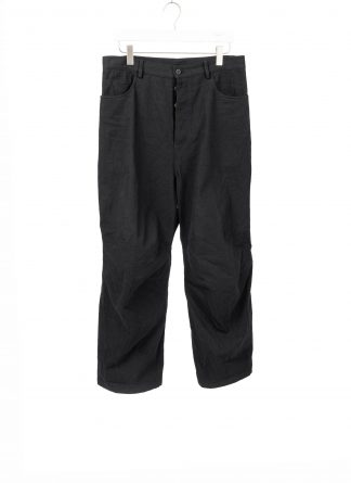 FORME D’EXPRESSION UP041 F02B Men Baggy 5 Pocket Pants Trousers Herren Hose cotton black hide m 1