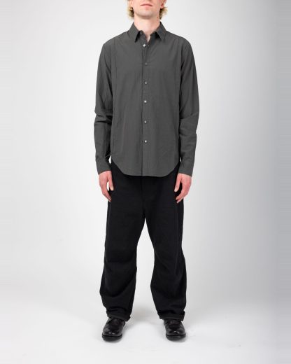 FORME D’EXPRESSION US038 FC7B Men Slim Sutured Shirt Herren Hemd cotton carbon hide m 3