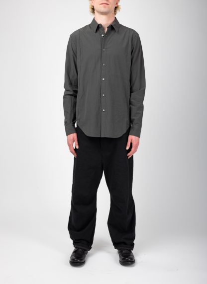 FORME D’EXPRESSION US038 FC7B Men Slim Sutured Shirt Herren Hemd cotton carbon hide m 3