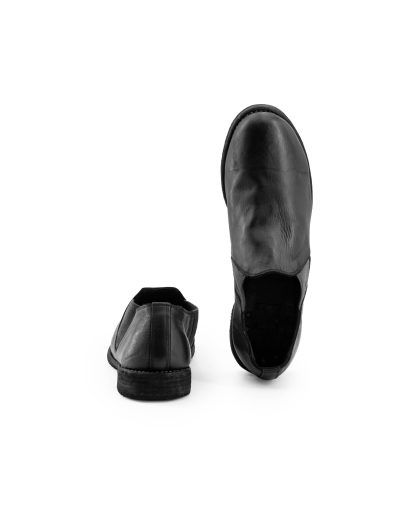 GUIDI 109 Slipper Beatle Men Slip On Derby Shoe Herren Schuh horse full grain leather black hide m 7