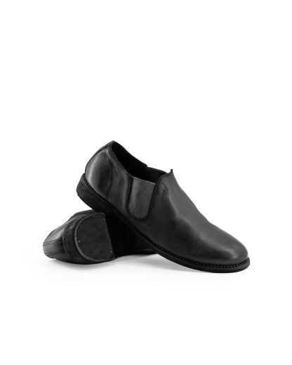 GUIDI 109 Slipper Beatle Men Slip On Derby Shoe Herren Schuh horse full grain leather black hide m 8