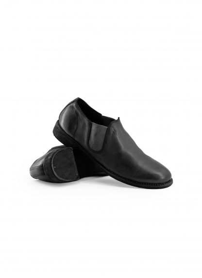 GUIDI 109 Slipper Beatle Men Slip On Derby Shoe Herren Schuh horse full grain leather black hide m 8