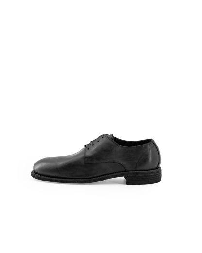GUIDI 992X Men Classic Derby Shoe Herren Schuh horse full grain leather black hide m 3