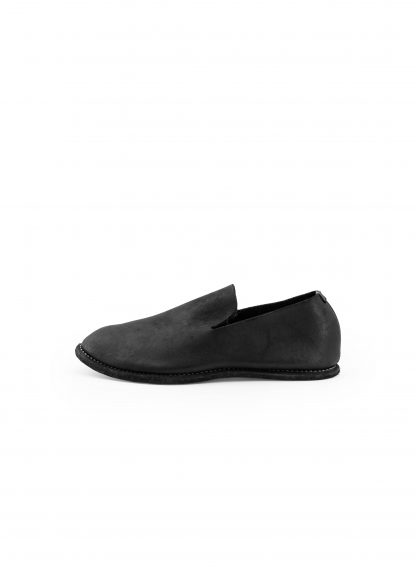 GUIDI E28 Men Slip On Derby Shoe Herren Schuh Slipper calf back side full grain leather black hide m 3
