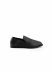GUIDI E28 Men Slip On Derby Shoe Herren Schuh Slipper calf back side full grain leather black hide m 4